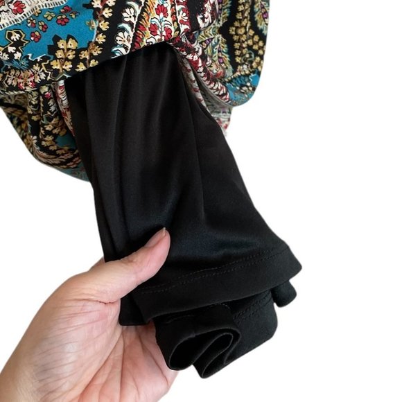 Maggie London v neck long sleeve midi dress formal wedding guest event evening - Picture 5 of 9